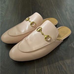 Gucci Princetown Leather Mules